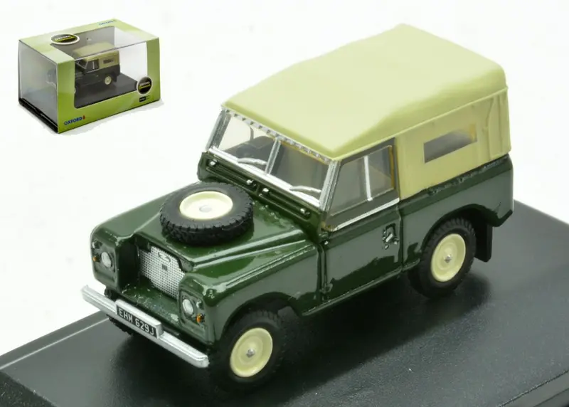 LAND ROVER SERIES 2A SWB CANVAS GREEN 1
