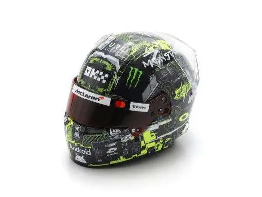 Lando Norris F1 2025 Test Helmet 1