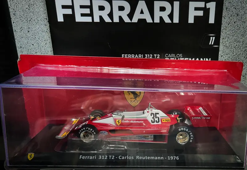 LE GRANDI FERRARI -312  T2  di Carlos Reutemann  .1976  -  11 USCITA NUOVA edicola