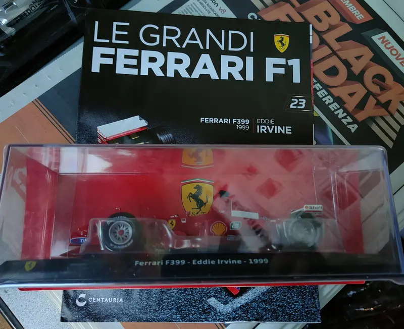 Le grandi Ferrari -  F399 di Eddie Irvine . 1999  - nuova  con fascicolo