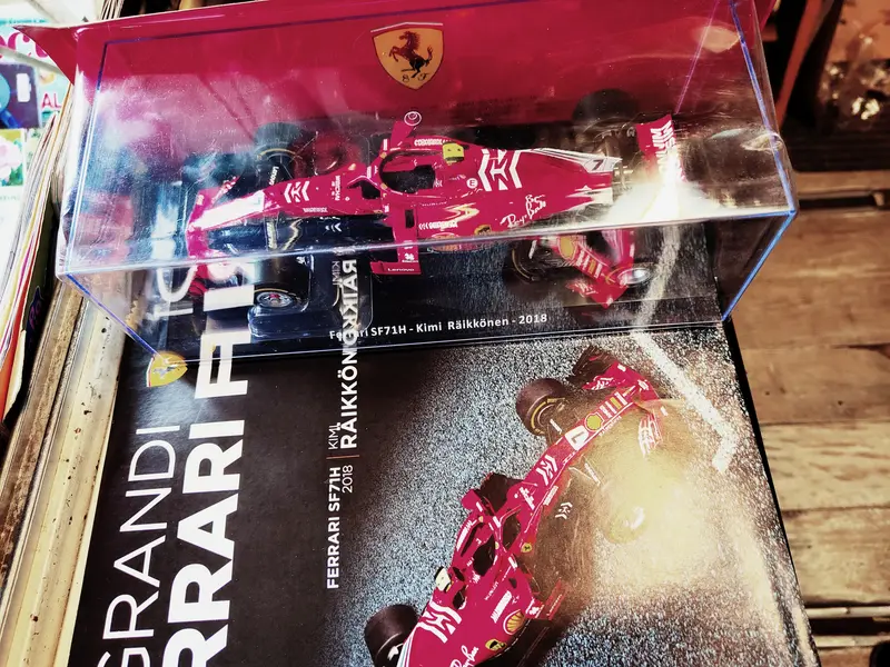 LE GRANDI FERRARI - SF71H di K Raikkonen. 2018 - uscita n 4 - NUOVA con fascicolo