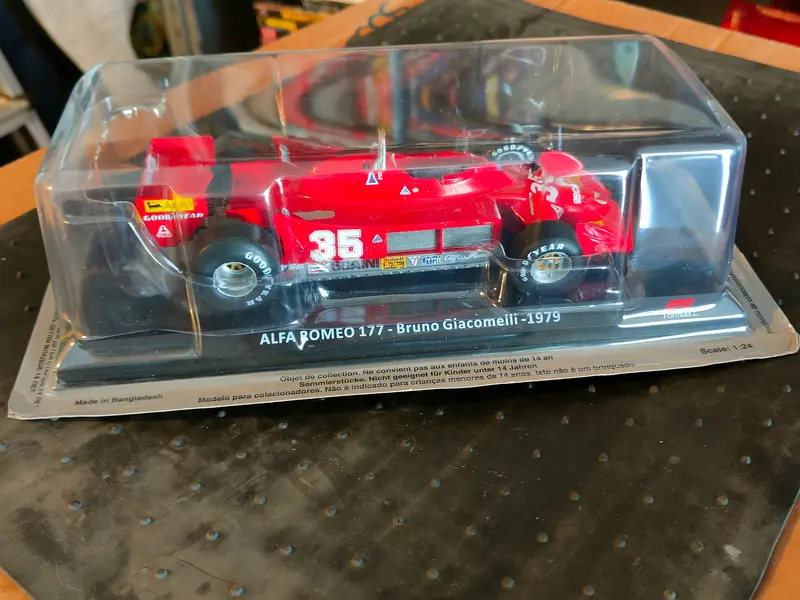 Le grandi formula 1  - ALFA ROMEO 177 di Bruno Giacomelli - 1979 - nuova in edicola
