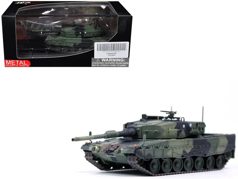 Leopard 2A4 Main Battle Tank "Finland" Finnish Army "Armor Premium" Series 1/72 Diecast Model by Panzerkampf