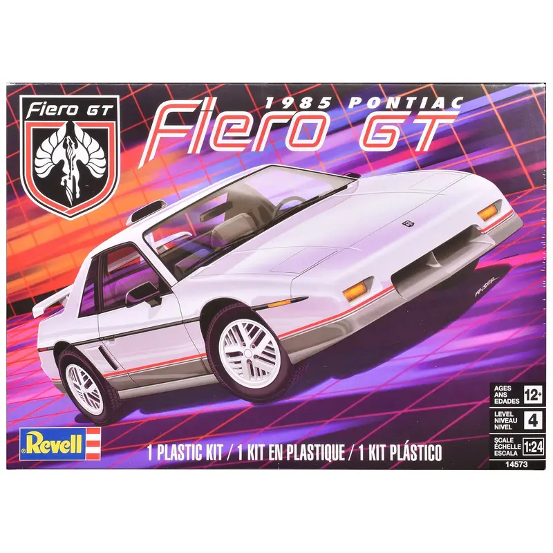 Level 4 Model Kit 1985 Pontiac Fiero GT 1/24 Scale Model by Revell