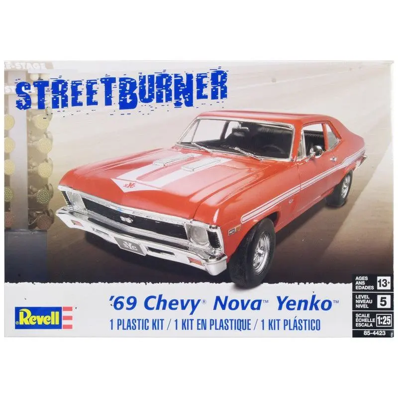 Level 5 Model Kit 1969 Chevrolet Nova Yenko "Street Burner" 1/25 Scale Model by Revell