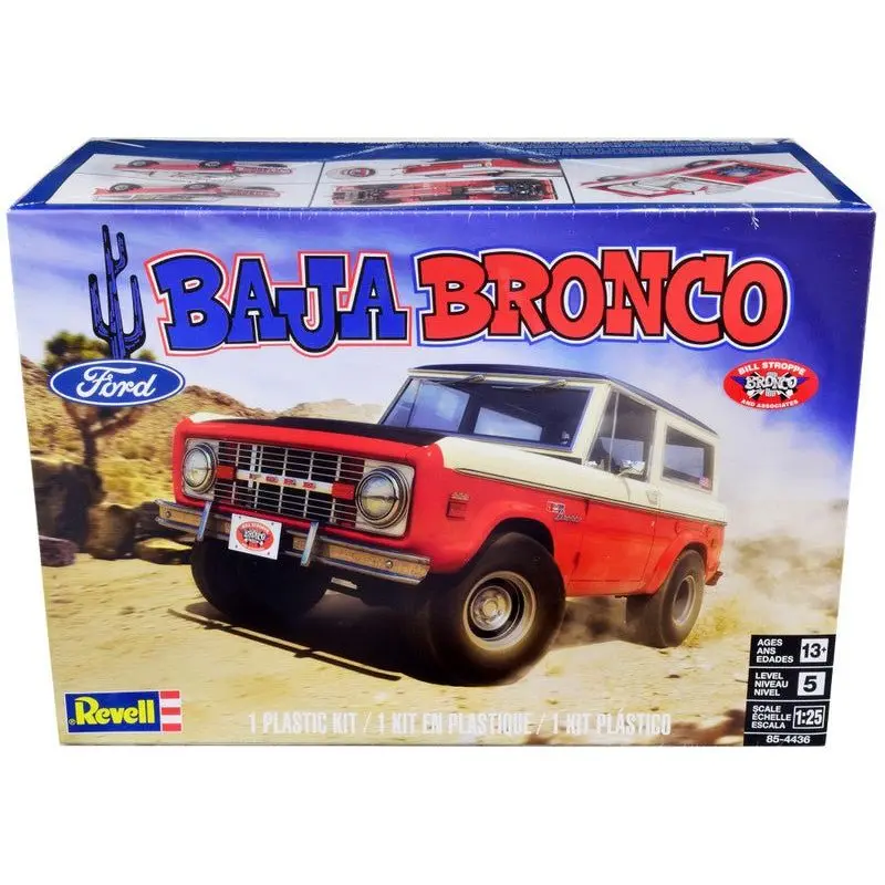 Level 5 Model Kit Ford Baja Bronco "Bill Stroppe and Associates" 1/25 Scale Model by Revell