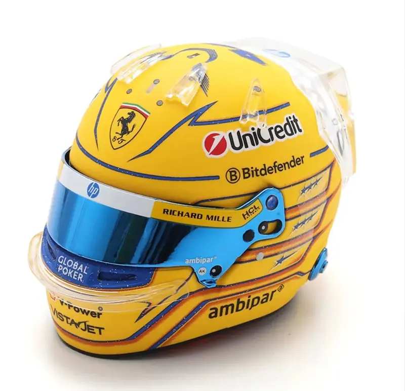 Lewis Hamilton - 2025 - Helmet Ferrari - Miami GP - 1