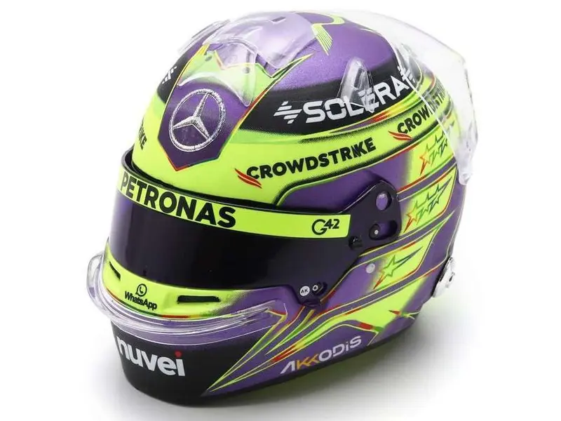 Lewis Hamilton F1 British GP 2024 Helmet 1