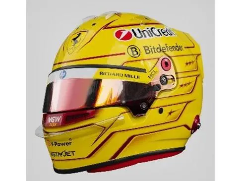 Lewis Hamilton F1 Fiorano Test 2025 Helmet 1