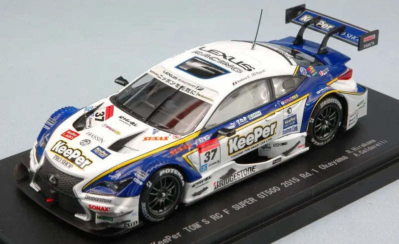LEXUS RC F N.37 WINNER OKAYAMA SUPER GT500 2015 HIRAKAWA-CALDARELLI 1