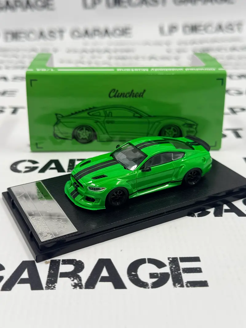 LIBERTY64 Ford Mustang Clinched Green w/ Black Stripes 1