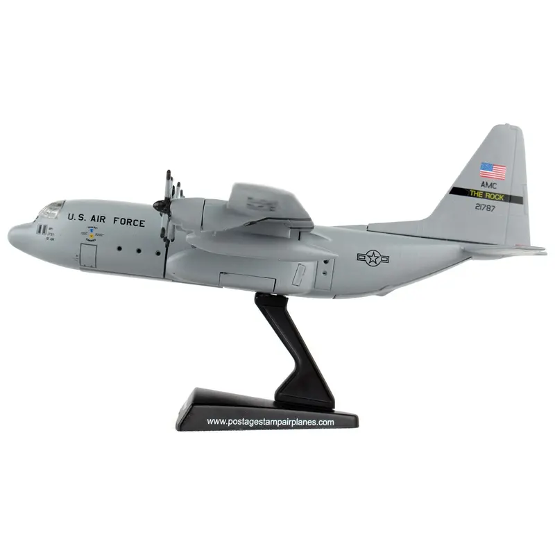 Lockheed C-130 Hercules Transport Aircraft "Spare 617" United States Air Force 1/200 Diecast Model Airplane by Postage Stamp