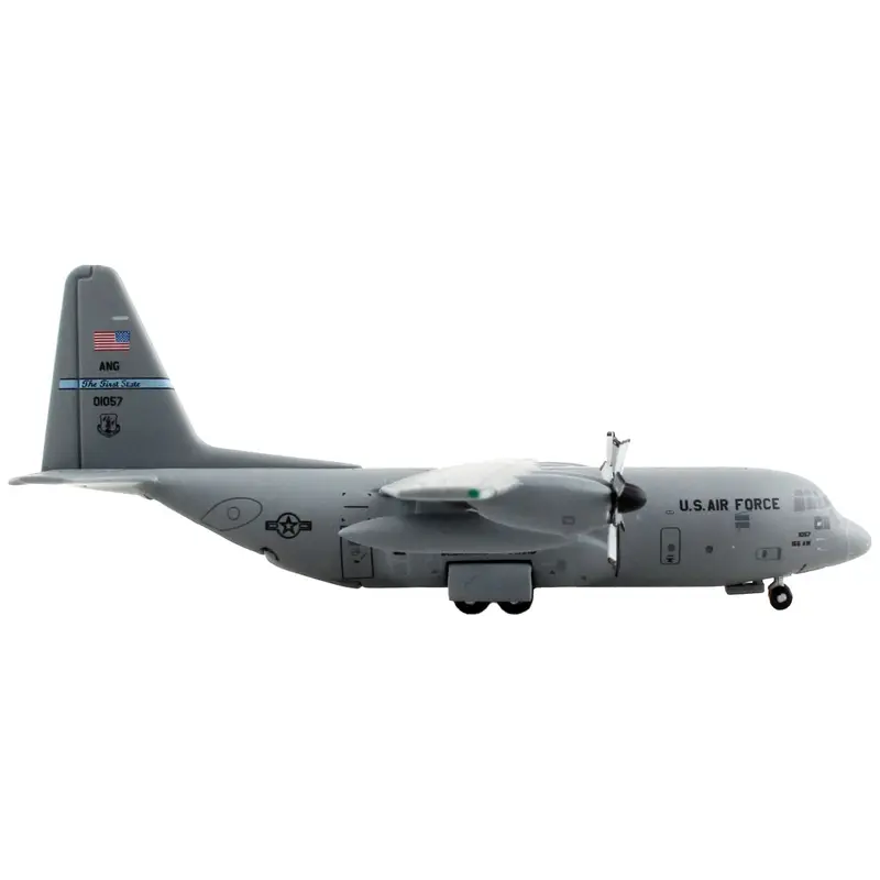 Lockheed C-130H Hercules Transport Aircraft "166th Airlift Wing" United States Air Force "Gemini Macs" Series 1/400 Diecast Model Airplane by GeminiJets
