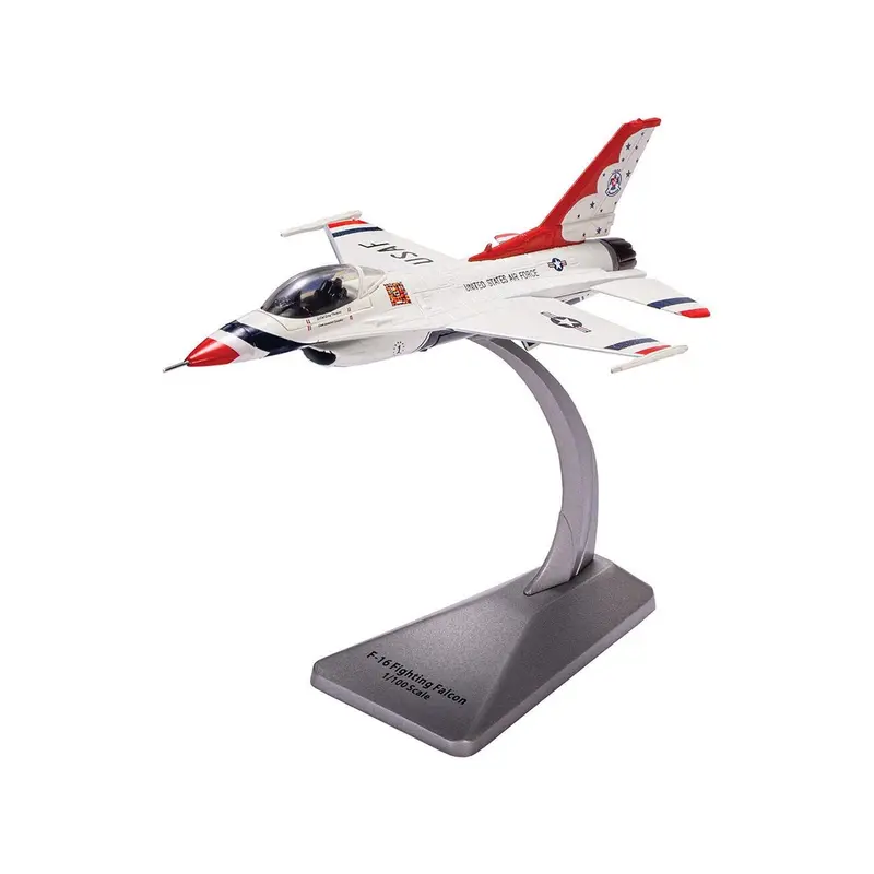 Lockheed F-16 Fighting Falcon Fighter Aircraft "Thunderbirds" United States Air Force "Collector Series" 1/100 Diecast Model by Air Force 1