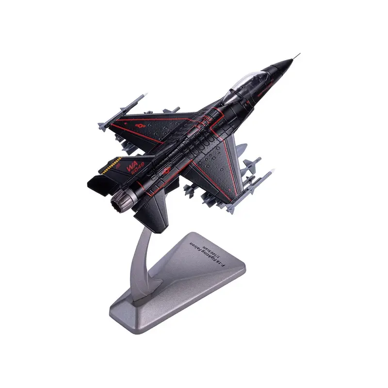 Lockheed F-16 Fighting Falcon Fighter Aircraft "Wraith 64th Aggressor Squadron Nellis AFB" (2020) United States Air Force "Collector Series" 1/100 Diecast Model by Air Force 1