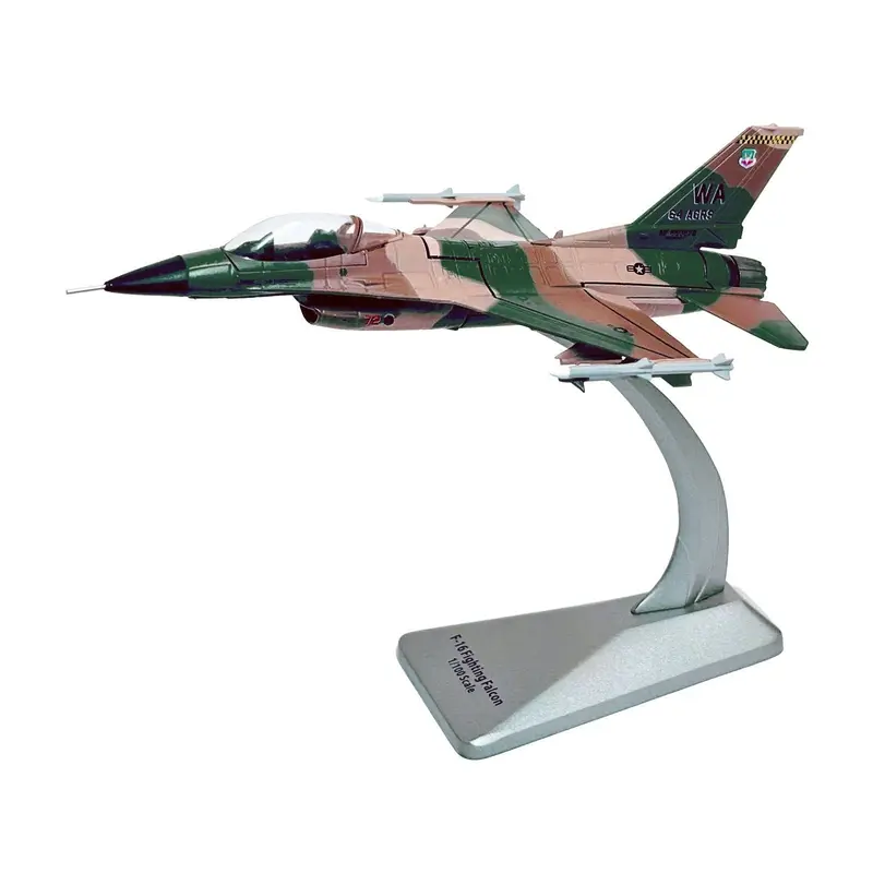 Lockheed F-16C Fighting Falcon Fighter Aircraft "Block 32 64th Aggressor Squadron Nellis AFB" (2007) United States Air Force "Collector Series" 1/100 Diecast Model by Air Force 1