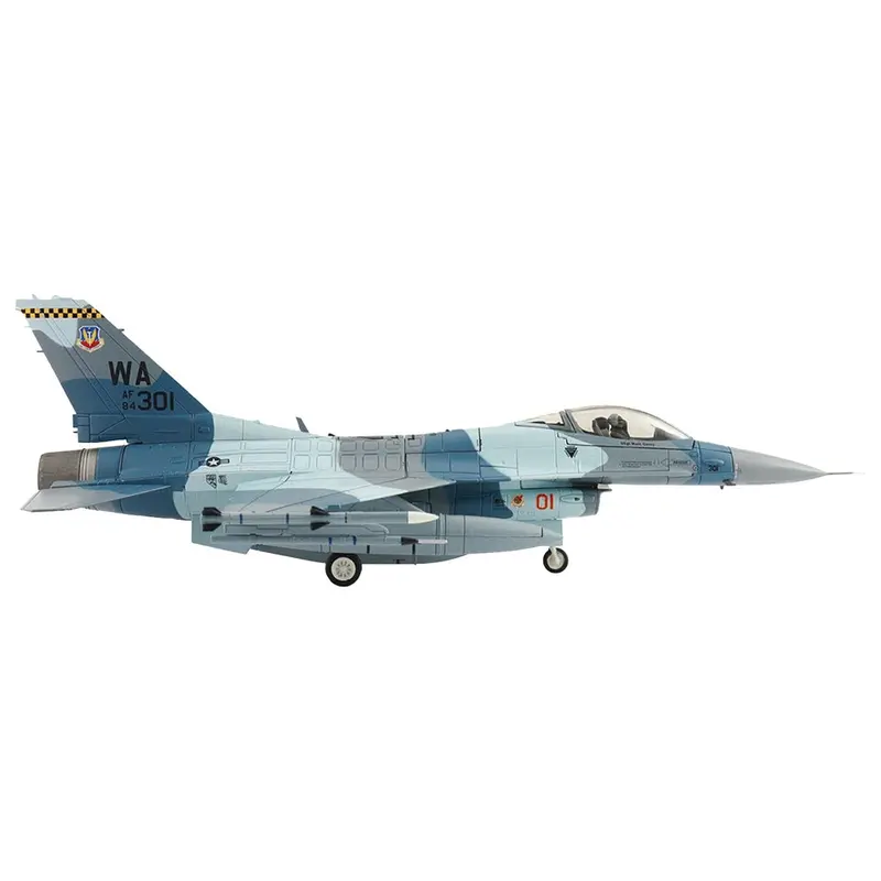 Lockheed F-16C Fighting Falcon Fighter Aircraft "Blue Flanker 64th Aggressor Squadron Nellis Air Force Base" (2012) United States Air Force "Air Power Series" 1/72 Diecast Model by Hobby Master