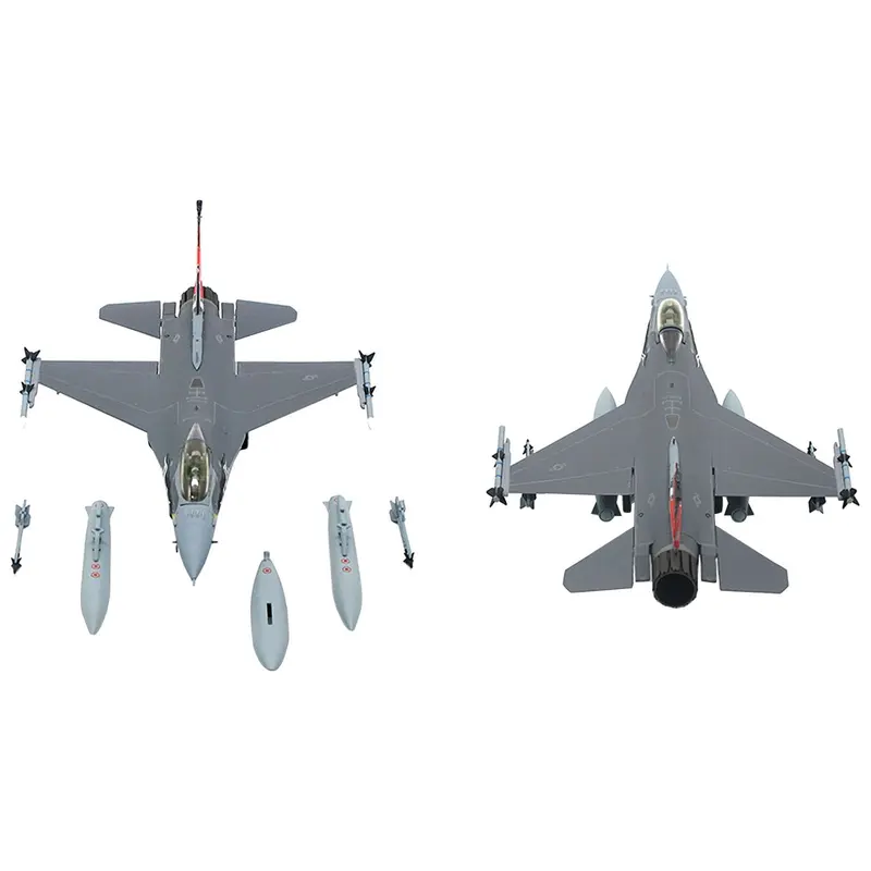 Lockheed F-16C Fighting Falcon Fighter Aircraft "USAF ANG 115th Fighter Wing Wisconsin 70th Anniversary" (2018) 1/72 Diecast Model by JC Wings