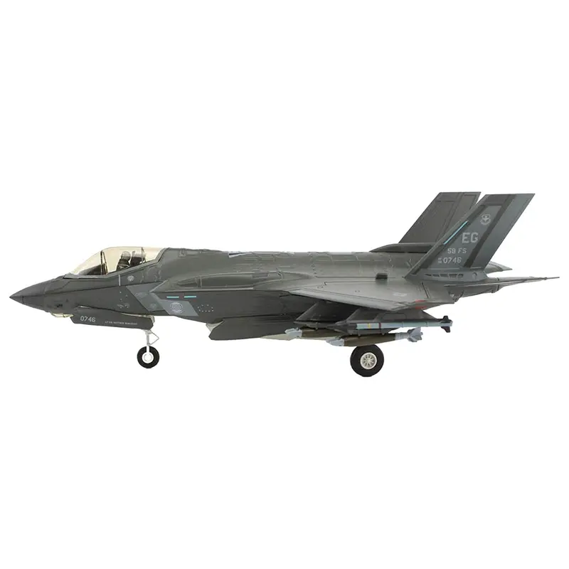 Lockheed F-35A Lightning II Aircraft "58th FS Elgin AFB" United States Air Force "Air Power Series" 1/72 Diecast Model by Hobby Master