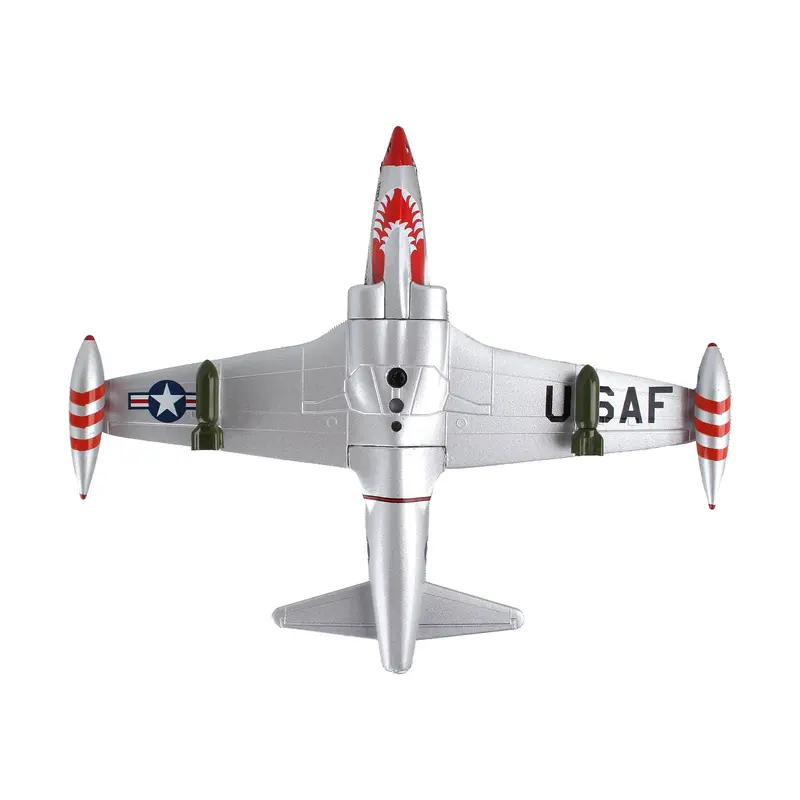 Lockheed F-80 Shooting Star Fighter Aircraft "Evil Eye Fleagle - Miss Barbara Ann" United States Air Force 1/96 Diecast Model Airplane by Postage Stamp