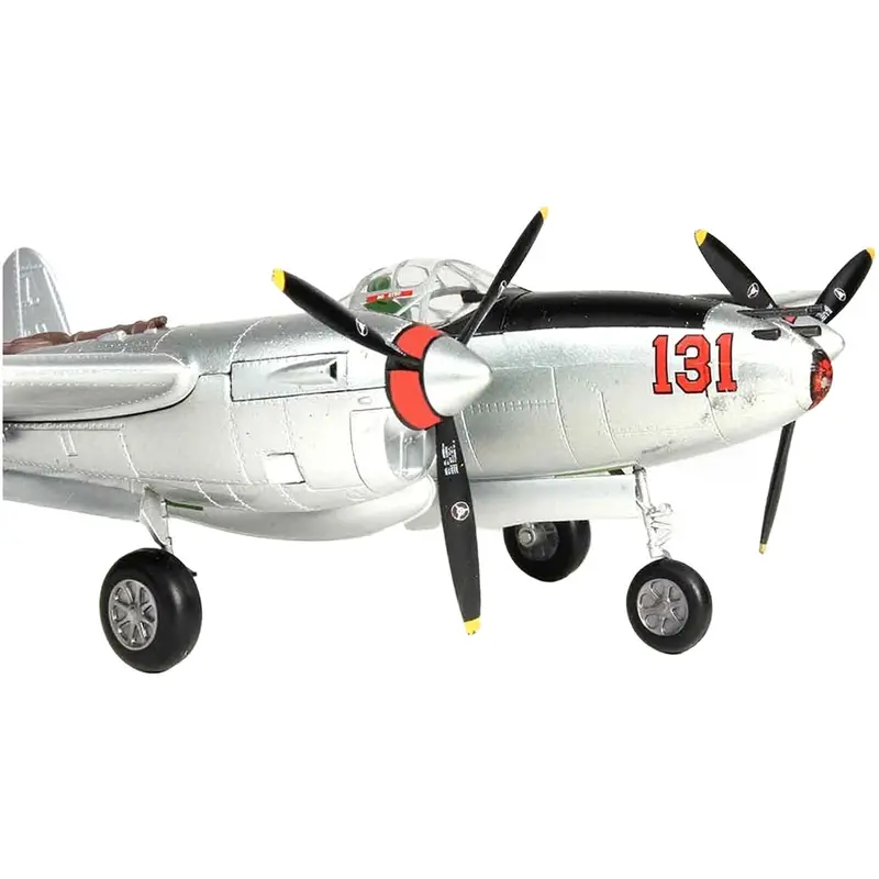 Lockheed Martin P-38J Lightning Fighter Aircraft "Pudgy IV" "Major Thomas McGuire" 1/48 Diecast Model by Air Force 1
