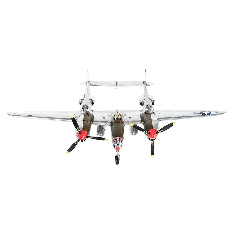 Lockheed P-38J Lightning Fighter Aircraft "Marge Captain Richard Bong 5th Fighter Command" (1944) United States Army Air Force 1/72 Diecast Model by JC Wings