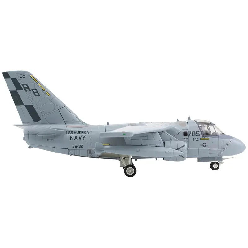 Lockheed S-3B Viking Aircraft "Desert Storm VS-32 Maulers USS America" United States Navy "Air Power Series" 1/72 Diecast Model by Hobby Master