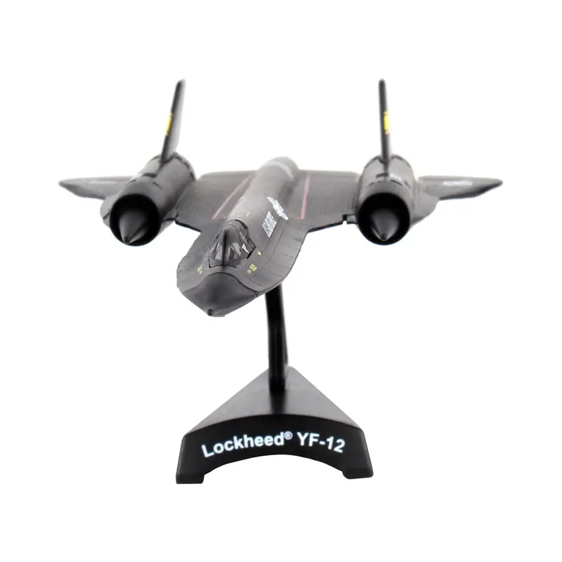 Lockheed YF-12 SR-71 Blackbird Aircraft "NASA" United States Air Force 1/200 Diecast Model Airplane by Postage Stamp