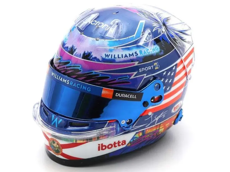 Logan Sargeant F1 Miami GP 2023 Helmet 1