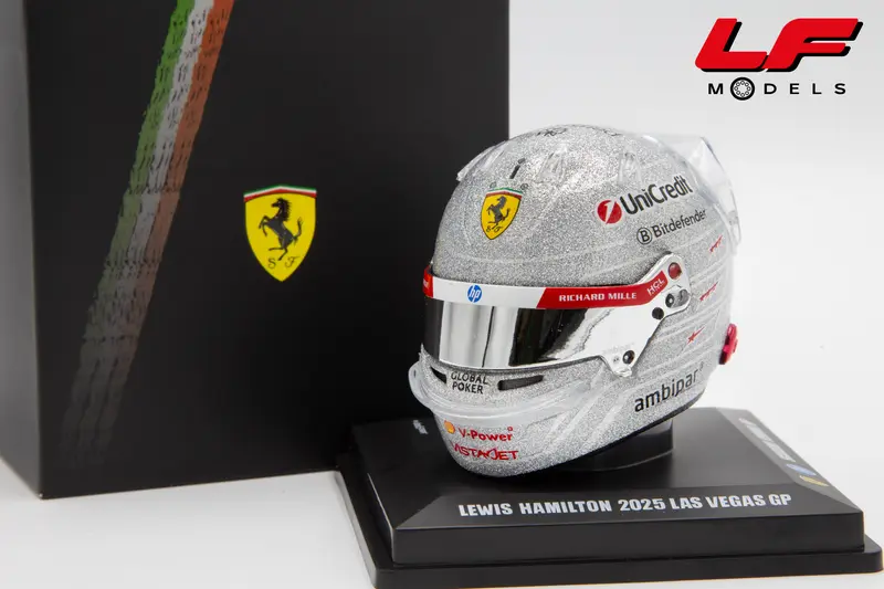 LOOKSMART CASCO HELMET F1 LAS VEGAS GP 2025 L. HAMILTON 1