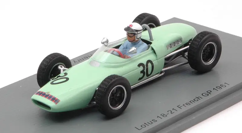 LOTUS 18-21 HENRY TAYLOR 1961 N.30 FRENCH GP 1