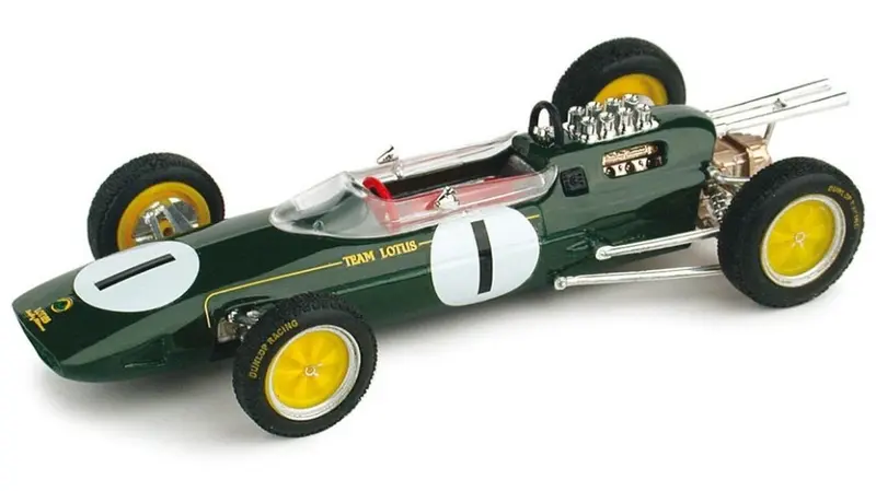 LOTUS 25 J.CLARK 1963 N.1 WINNER BELGIUM GP WORLD CHAMPION 1