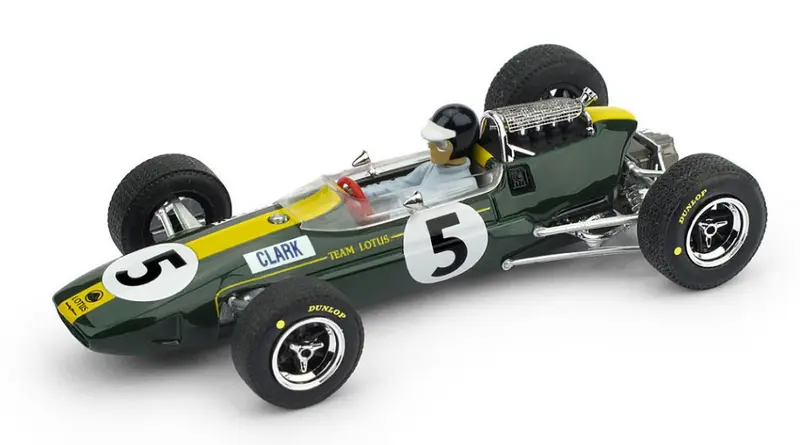 LOTUS 33 J.CLARK 1965 N.5 WINN.INGHILTERRA GP + PILOTA WORLD CHAMP.1
