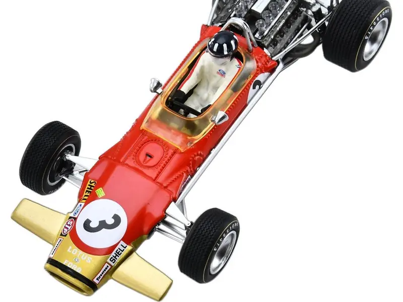Lotus 49B #3 2nd F1 German GP 1968 Graham Hill 1