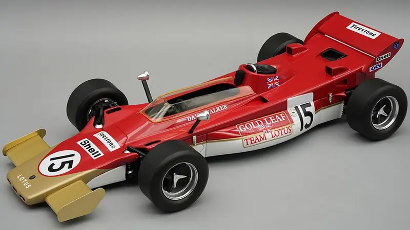 LOTUS 56B DUTCH GP 1971 D.WALKER C/VETRINA 1