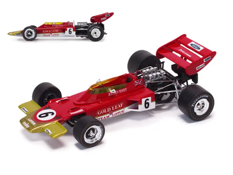 LOTUS 72D JOCHEN RINDT 1970 N.6 WINNER FRENCH GP 1