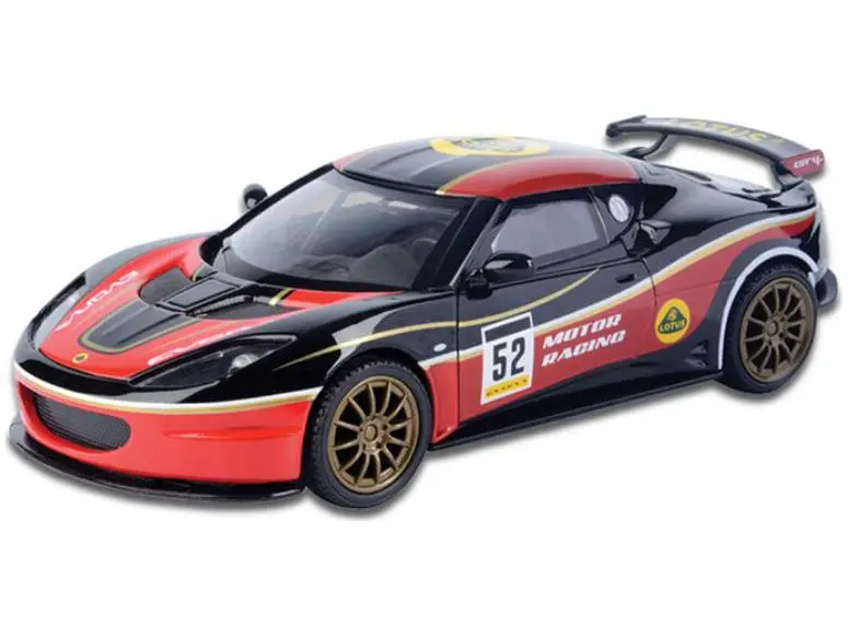 Lotus Evora GT4 Black and Red GT Racing 1
