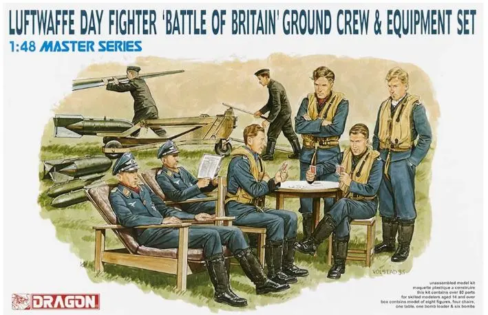 LUFTWAFFE DAY FIGHTER BATTLE OF BRITAIN GROUND CREW SET KIT 1