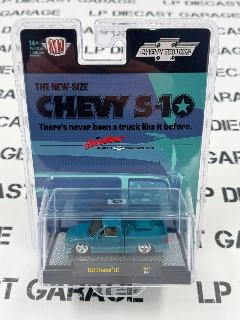 M2 1995 Chevrolet S10 Truck Teal Green Lowered 1