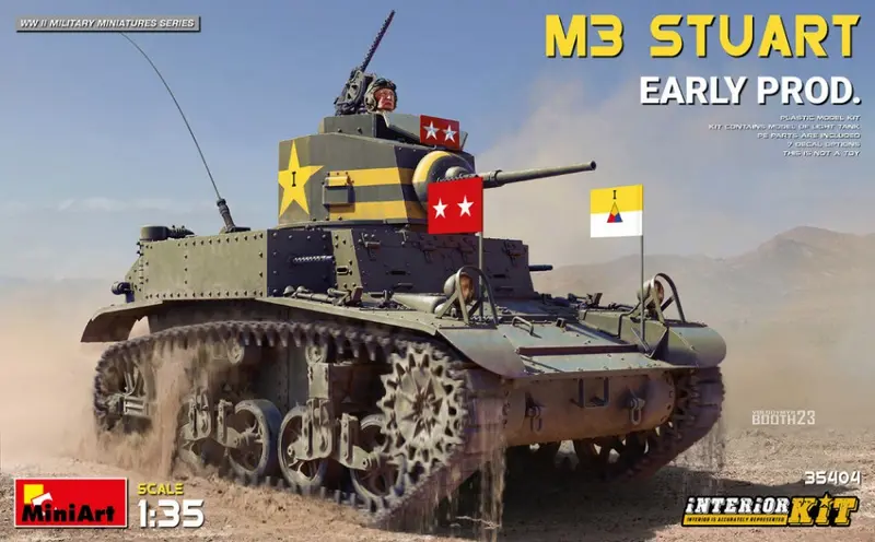 M3 STUART EARLY PROD. INTERIOR KIT 1