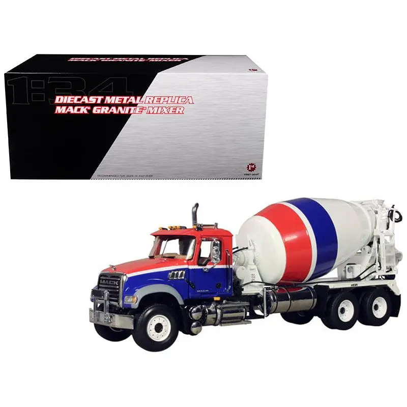 Mack Granite MP Concrete Mixer 1/34 Diecast Car Model by First Gear