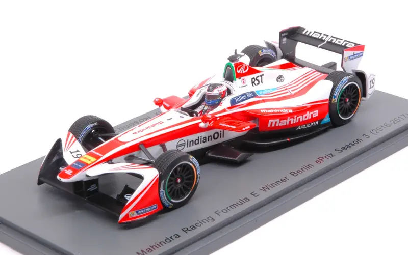 MAHINDRA RACING F.ROSENQVIST 2017 N.19 WINNER Rd7 BERLIN FORMULA E 1