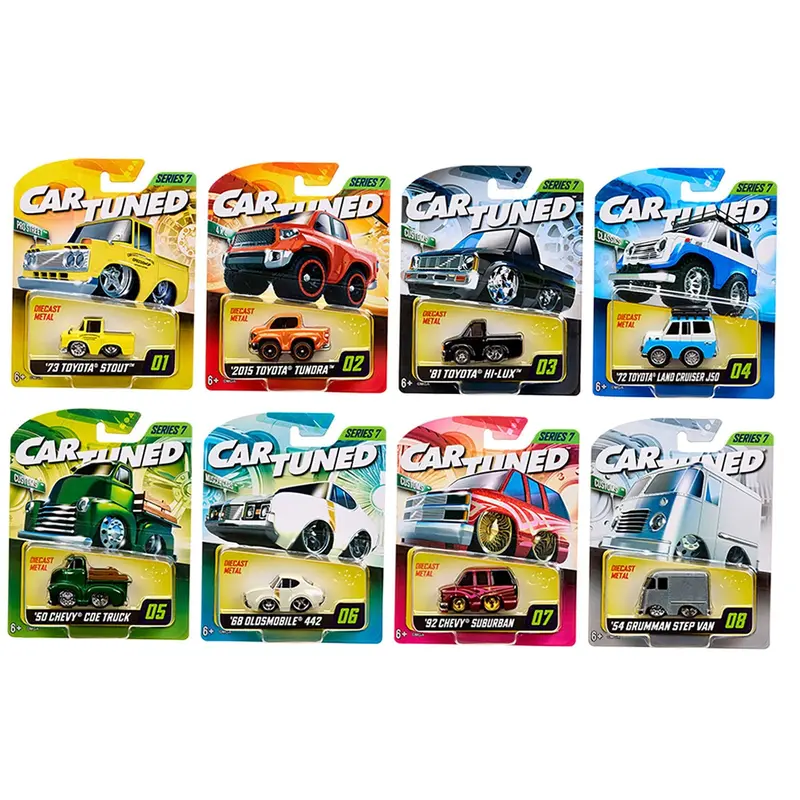 "Mainline" 2025 Series 7 Set of 8 Pieces Diecast Model Cars by CarTuned