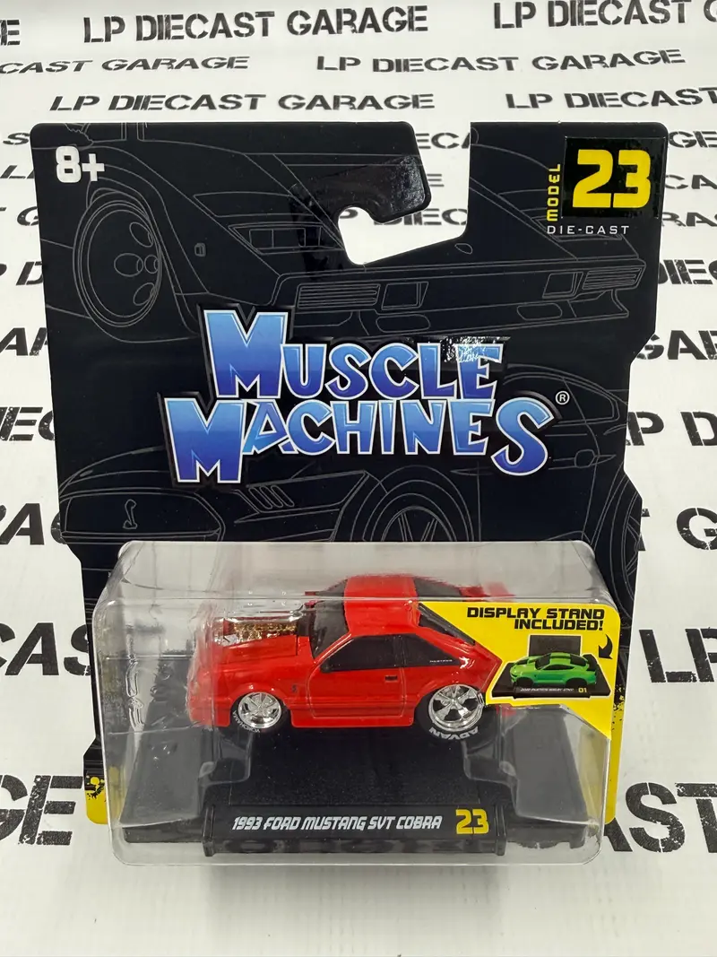 MAISTO Muscle Machines 1993 Ford Mustang SVT Cobra Red 1