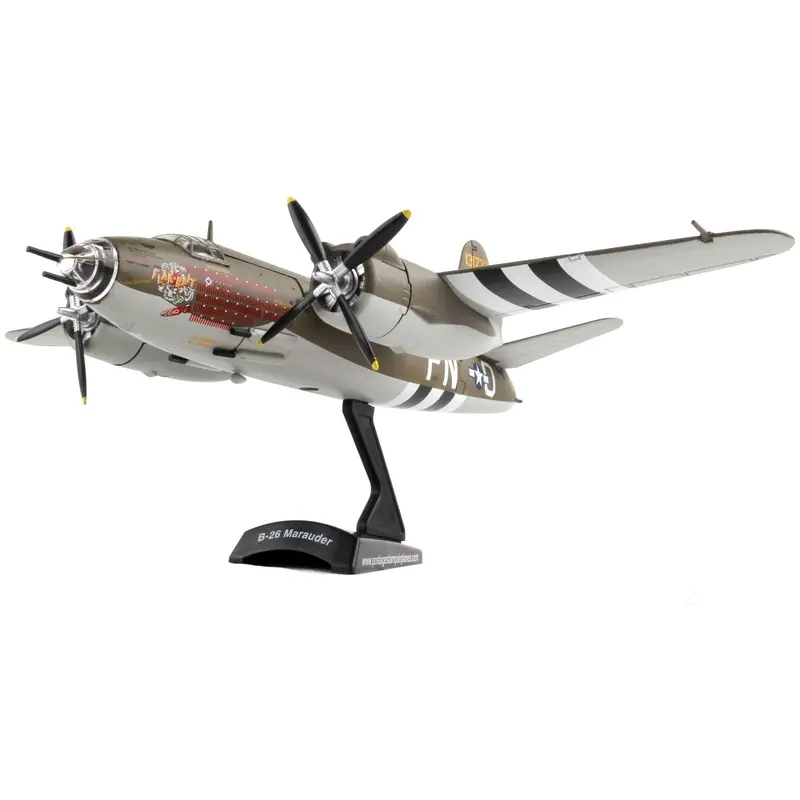 Martin B-26 Marauder Bomber Aircraft "Flak Bait" United States Army Air Forces 1/107 Diecast Model Airplane by Postage Stamp