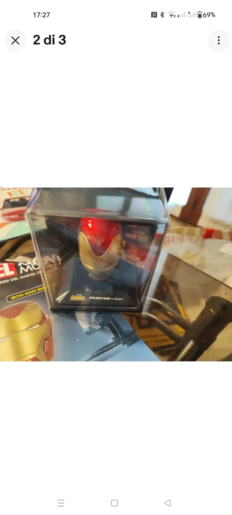 Marvel Movie Museum . Iron Man Man,s 50 casco.     Nuovo