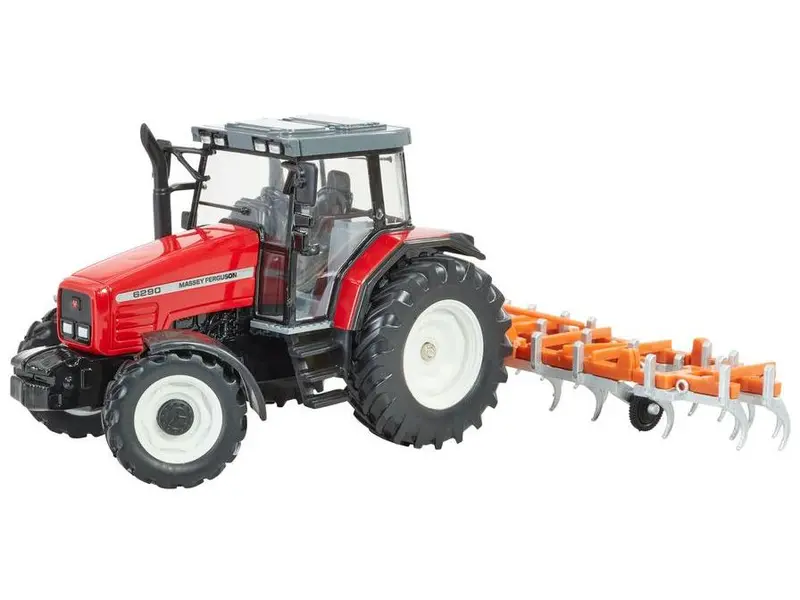 Massey Ferguson 6290 Playset w/Fold Up Cultivator 1