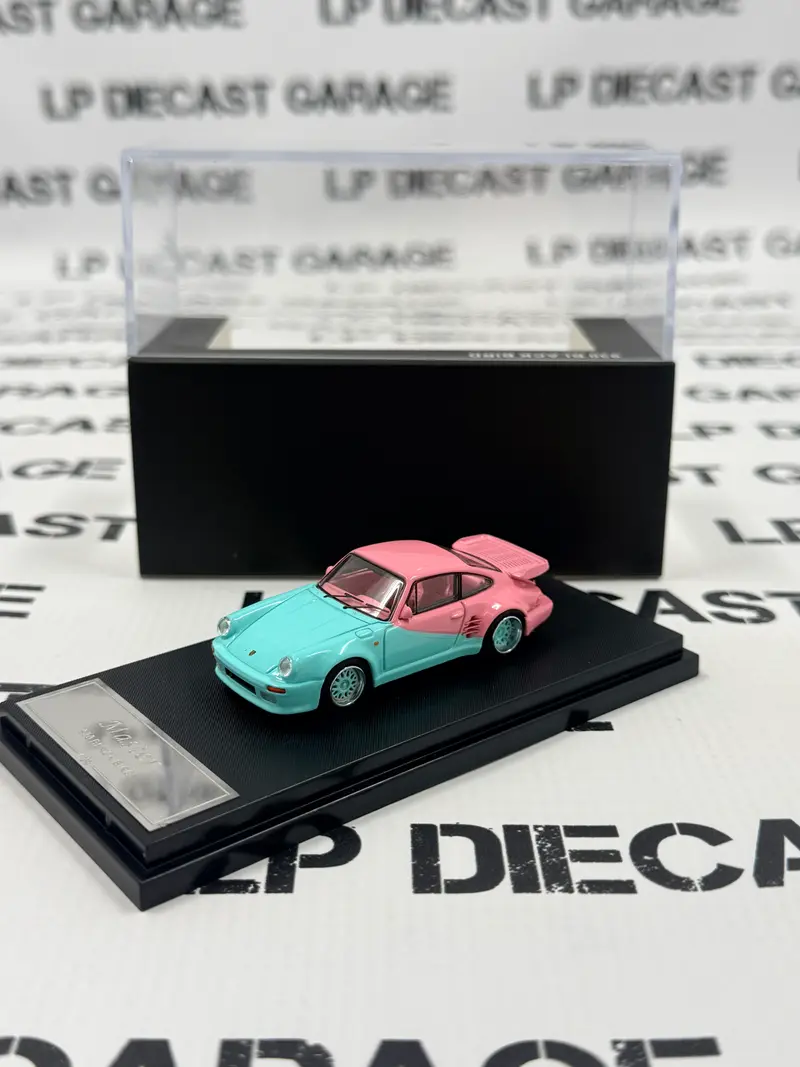 MASTER Porsche 911 Turbo Black Bird Blue & Pink 1
