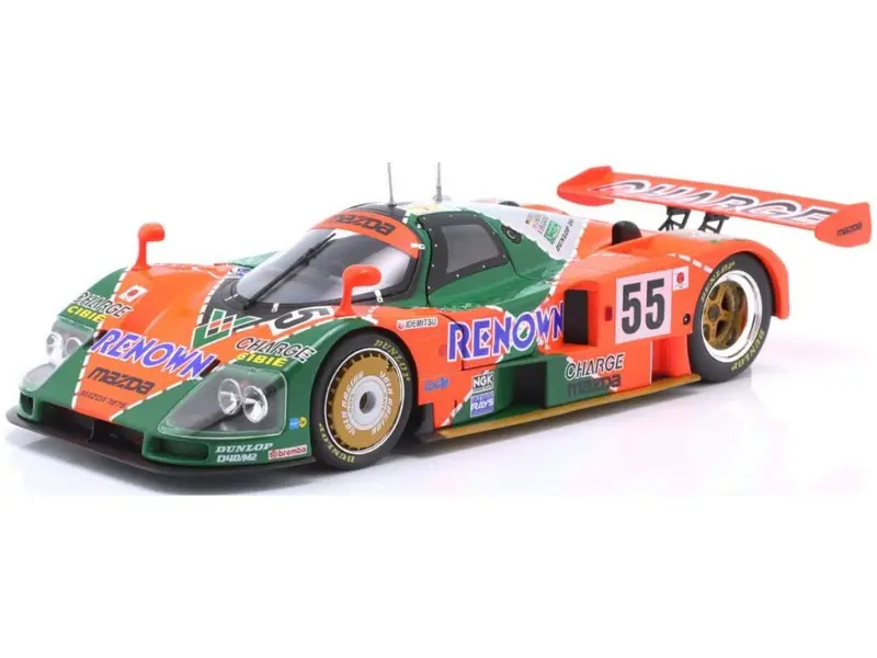 Mazda 787B #55 Winner 24H Le Mans 1991 Weidler/Herbert/Gachot w/Collectors Box 1