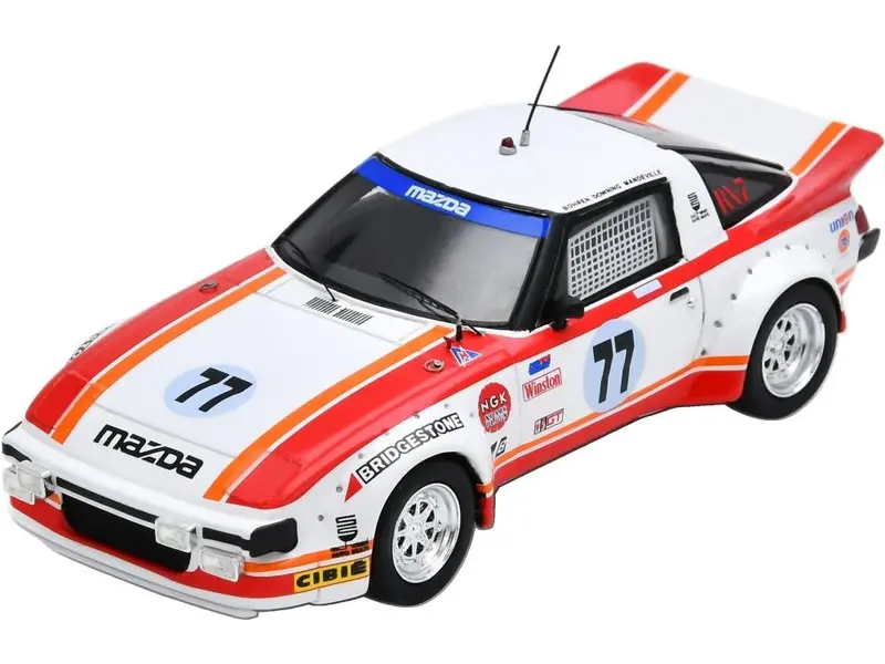 Mazda RX-7 #77 6th Daytona 24H 1979 Mandeville/Johnson/Bohren Limited 300pcs 1